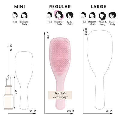 Tangle Teezer Ultimate Detangler Hair Brush Pink - Imperfect Box