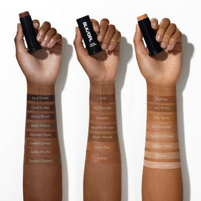 BLK/OPL True Color Skin Perfecting Stick Foundation SPF 15 Rich Caramel 0.5oz - New