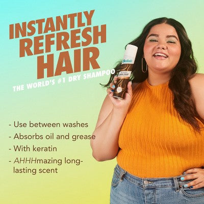Batiste Dark Brown Dry Shampoo 5.71oz - Imperfect Container