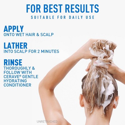CeraVe Gentle Scalp Care Shampoo 12 fl oz - Imperfect Container