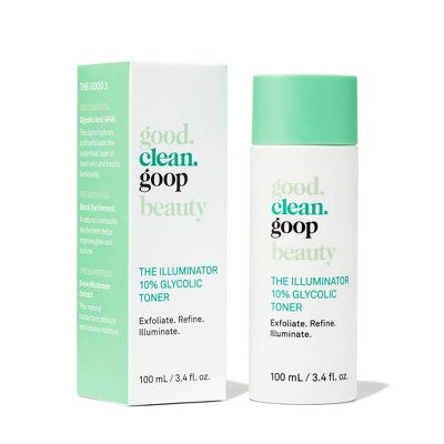 good.clean.goop beauty The Illuminator 10% Glycolic Toner 3.4 fl. oz. - Missing Box