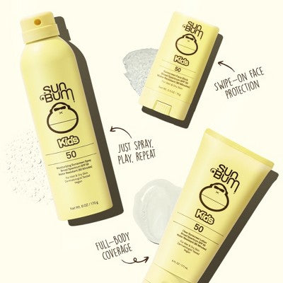 Sun Bum Kids Clear Sunscreen Face Stick SPF 50 0.53oz - Imperfect Box