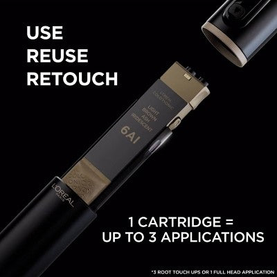 L'Oreal Paris Colorsonic Permanent Hair Color Cartridge Soft Black Natural 2 - Missing Box