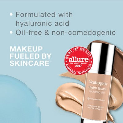 Neutrogena Hydro Boost Hydrating Tint Liquid Foundation 60 Natural Beige - Imperfect Container