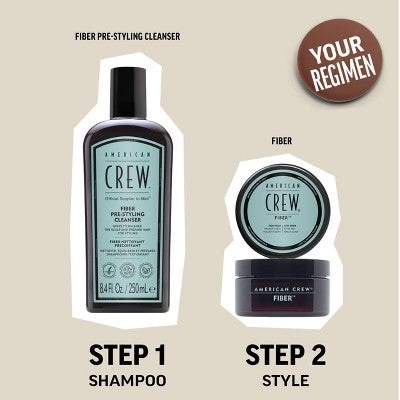 American Crew Men's High Hold and Low Shine Hair Fiber 3oz - New