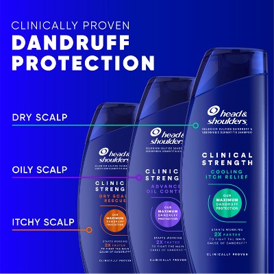 Head & Shoulders Clinical Strength Dry Scalp Rescue Herb Floral Shampoo 13.5 fl oz - New