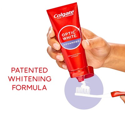 Colgate Optic White Whitening Toothpaste Sparkling White 3.2oz/3pk - Imperfect Box