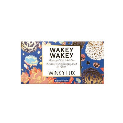 Winky Lux Wakey Wakey Hydrogel Eye Patches - 60 ct: Brightening, Hydrating, With Hyaluronic Acid, Vegan
