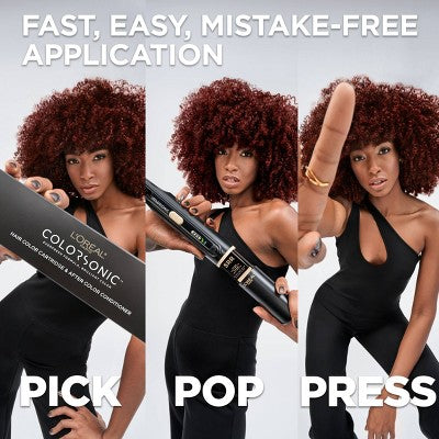 L'Oreal Paris Colorsonic Permanent Hair Color Light Brown Natural 6 - Imperfect Box
